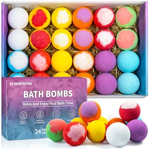 Luxury 24-Pack Bath Bombs