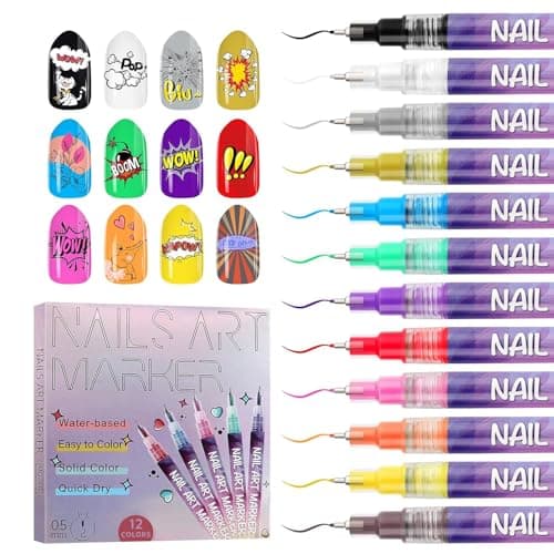 12-Color Acrylic Pens