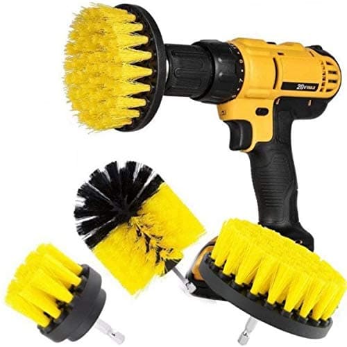 Drill-Driven Scrub Brush Trio