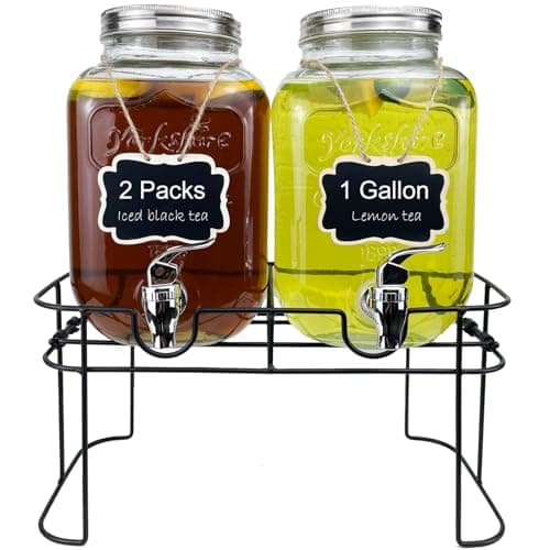 2-Pack Glass Dispensers