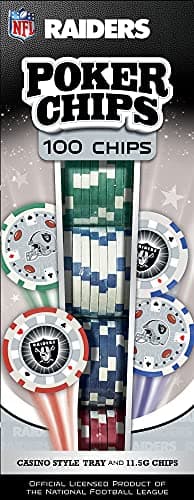 Raiders Poker Chip Set