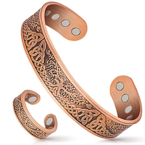 Compact Copper Magnet Bangle