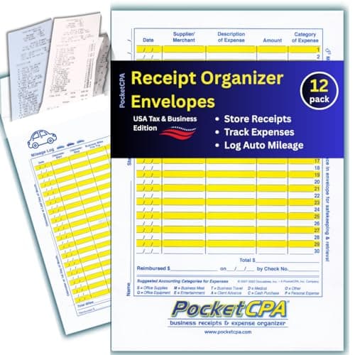 PocketCPA Receipt Folders