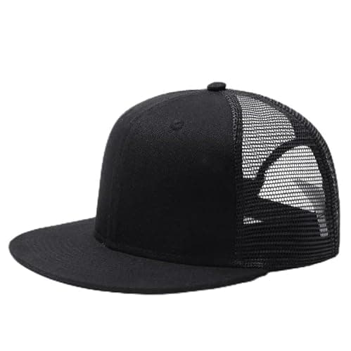 Flat Brim Mesh Cap