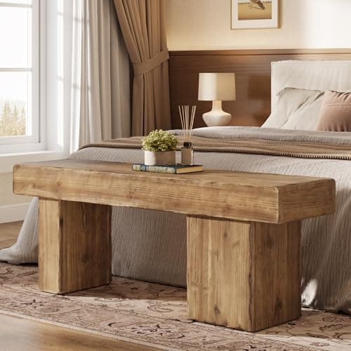 TRIBEWOOD Thick Wood Bench