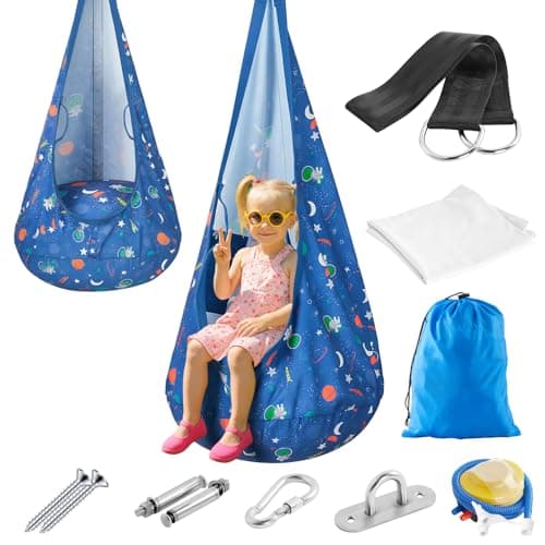 Patterned Pod Swing