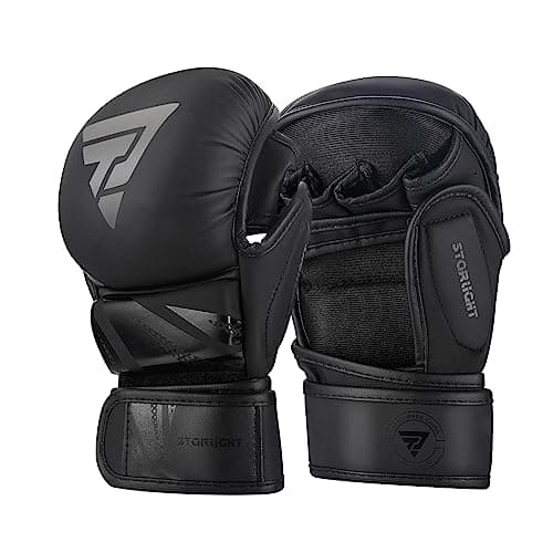 Hybrid Leather MMA Mitts