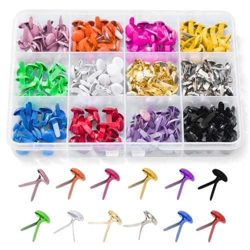 12-Color Brads Set