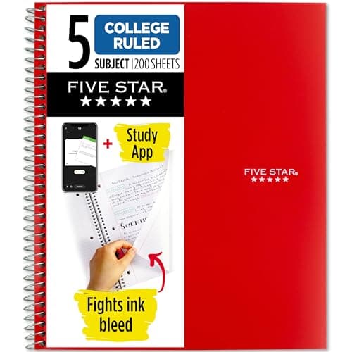5-Subject Study Notebook