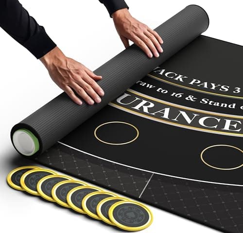 Blackjack Casino Mat