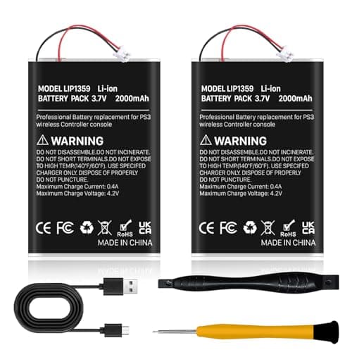 2-Pack High-Capacity Batteries
