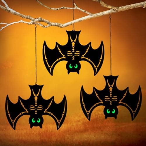 Metal Hanging Bats