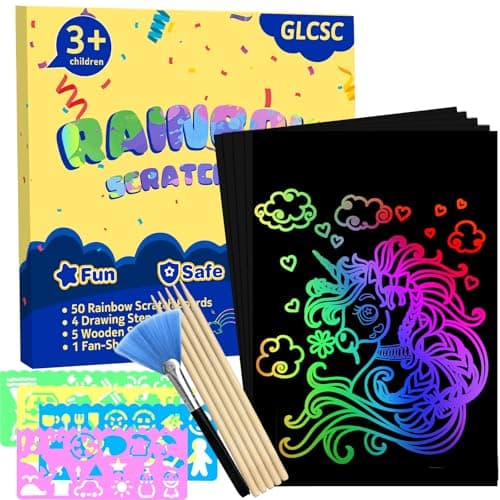 Sparkling Scratch Art