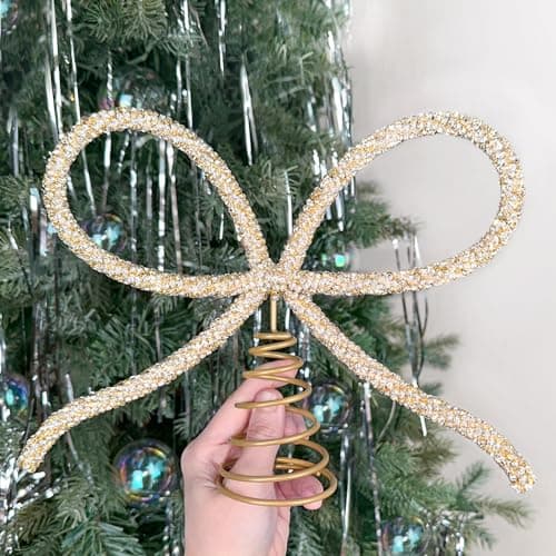 Gold Rhinestone Bow
