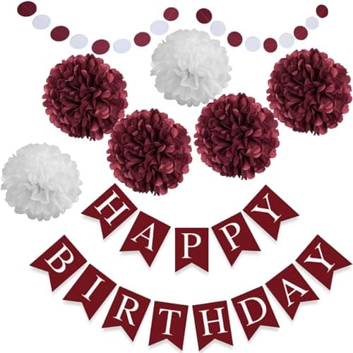 Maroon Pom Pom Kit