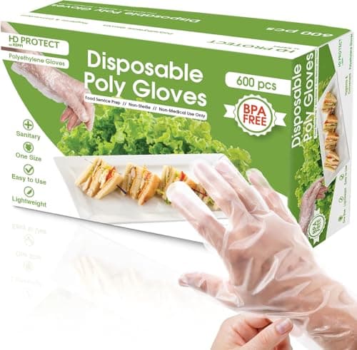 Clear Polyethylene Gloves