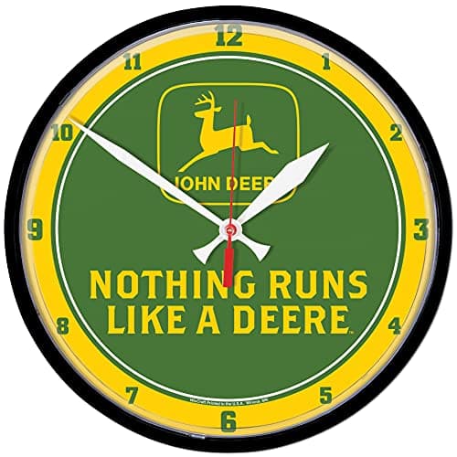 WinCraft John Deere Clock