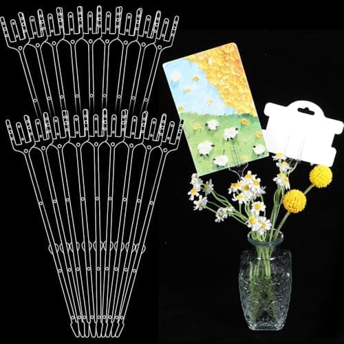 Clear Floral Card Holders