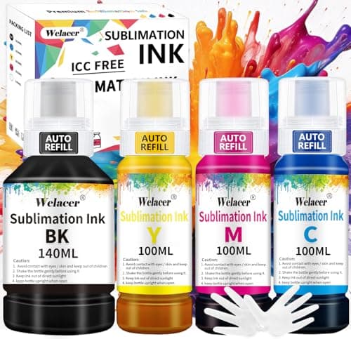 The Best Sublimation Printer Ink Refills & Kits