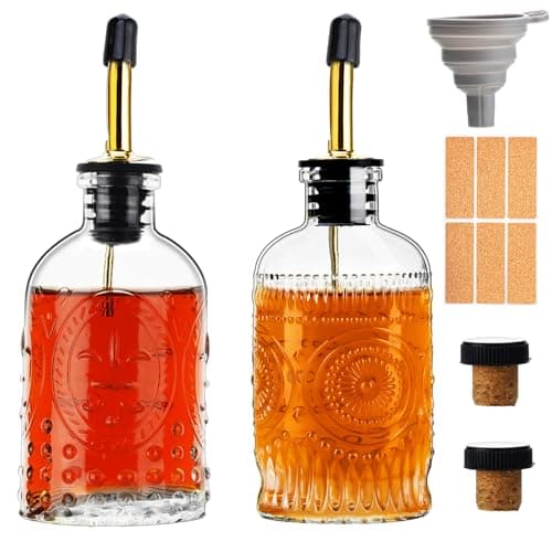 Elegant 2-Pack Syrup Bottles