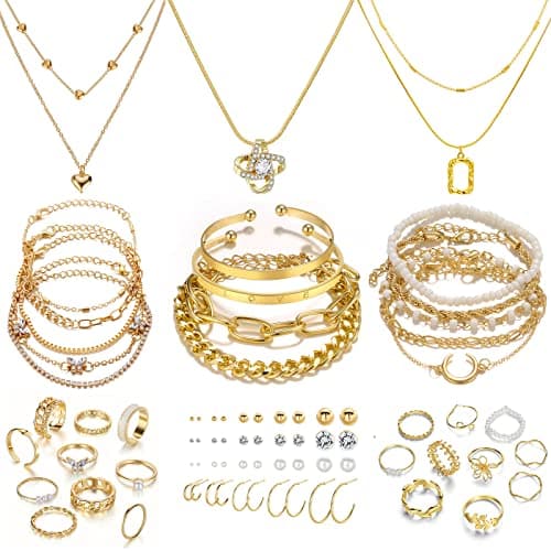 Glamorous Gold Jewelry Collection