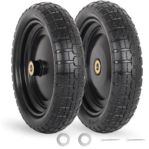 GICOOL 13" Solid Tire and Wheel