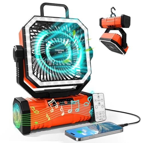 Bluetooth Camp Fan