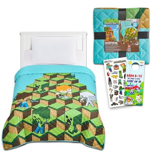 Minecraft Twin Quilt