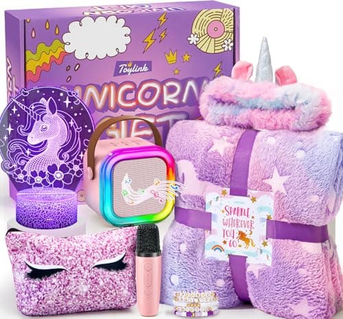 Unicorn Karaoke & Blanket