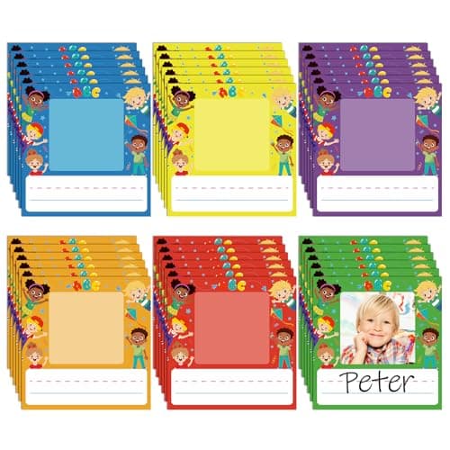 Photo-Style Desk Tags