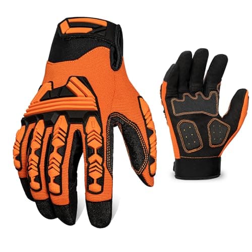 Shock-Absorbing Work Gloves