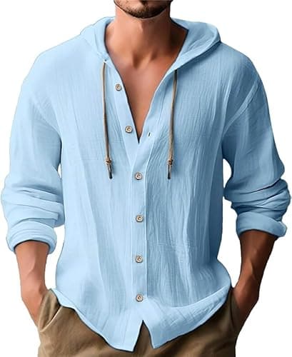 Linen Casual Hockey Shirt
