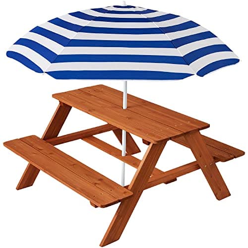Classic Wooden Picnic Table