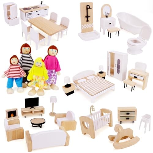 TradeWings Wooden 5‑Room Set