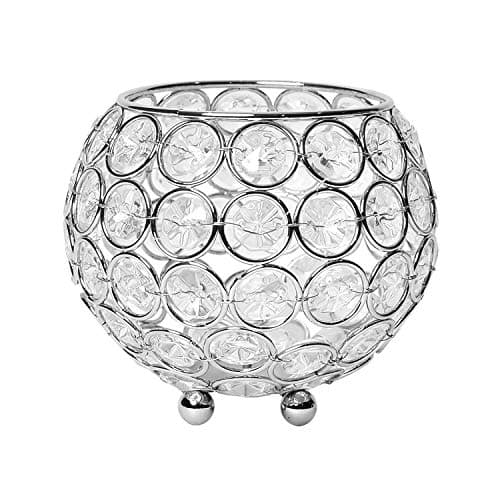 Sparkling Crystal Candle Bowl