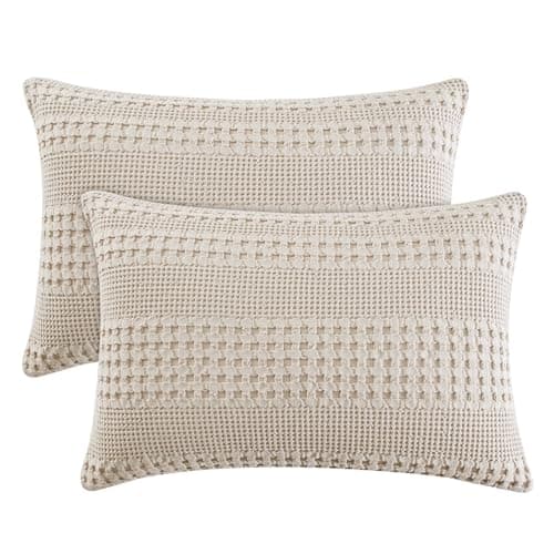 Waffle-Weave Cotton Shams