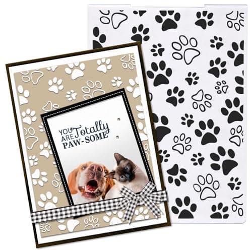 Dog Paw Print Folder