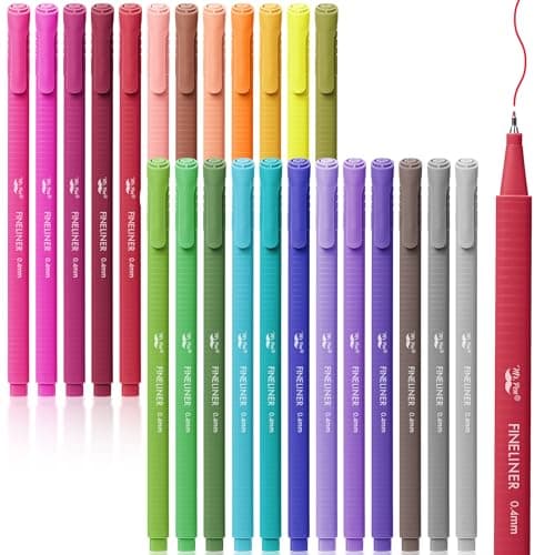 24-Color Fineliners