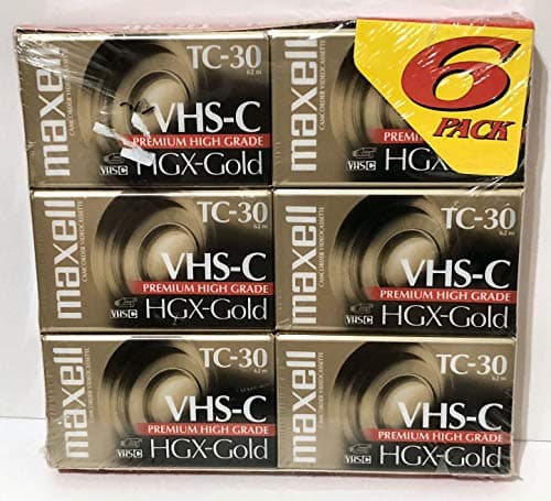 VHS‑C HGX‑Gold 6‑Pack