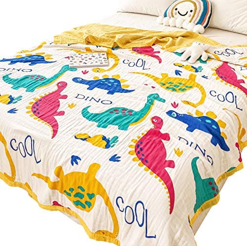 Dinosaur Muslin Quilt