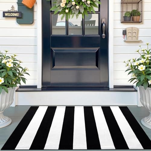 Striped Cotton Mat