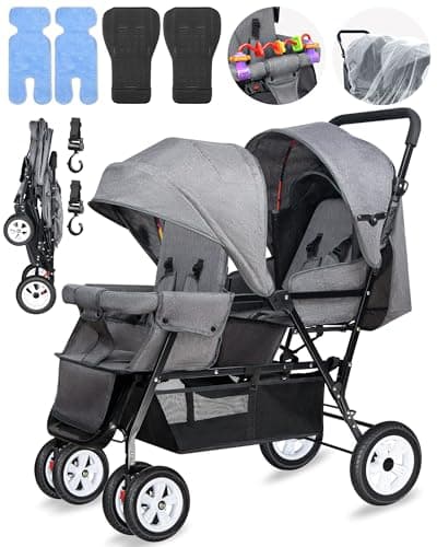 Foldable Double Stroller