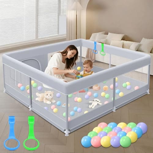Spacious Mesh Playpen