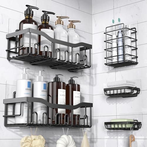 Rustproof Shower Caddy Set