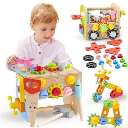 51-Piece Wooden Workbench