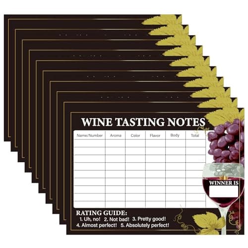 Tasting Scorecards Pack