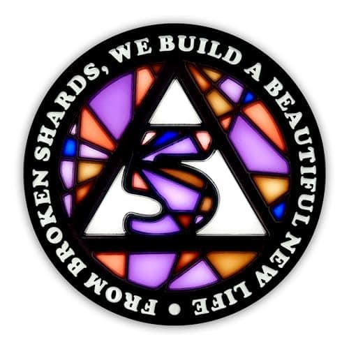 Stained Glass Anniversary Coin