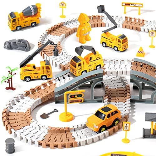 Construction Track Playset