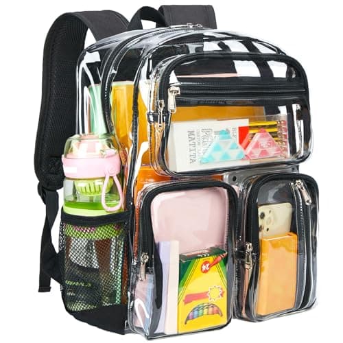 Heavy-Duty Clear Backpack