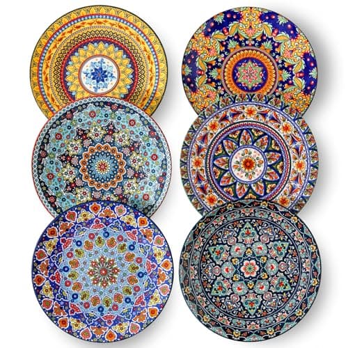 Boho Ceramic Serving Plates